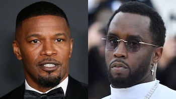 Rumores sobre Sean "diddy" Jamie Foxx se acercó a Combs durante la grabación (Angela Weiss/AFP/REUTERS/Danny Moloshok)