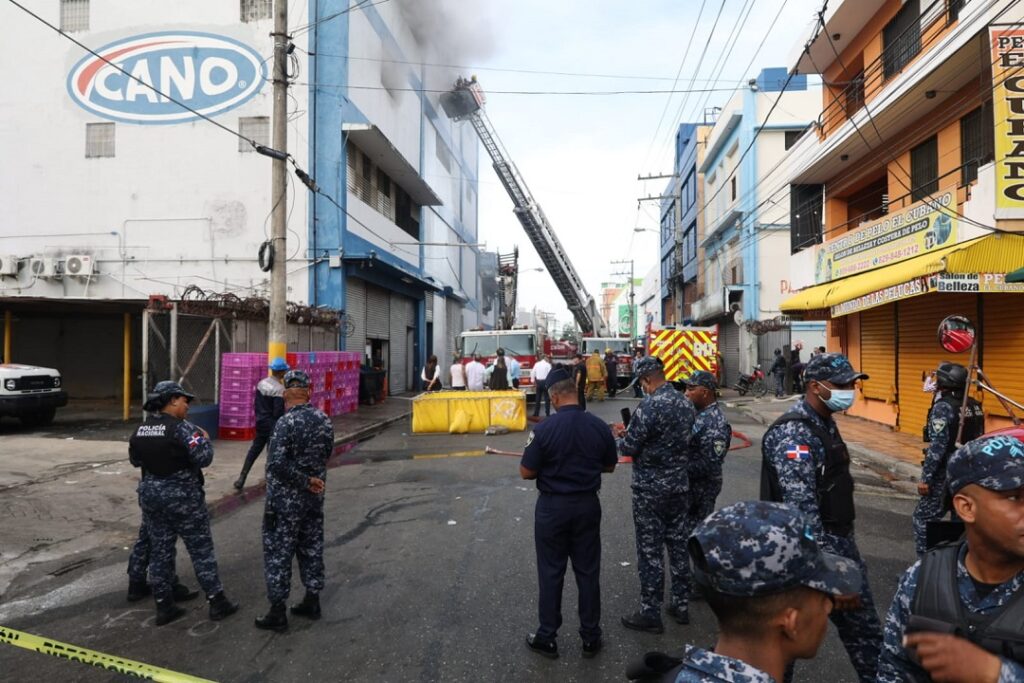 Incendio en Almacenes Garrido