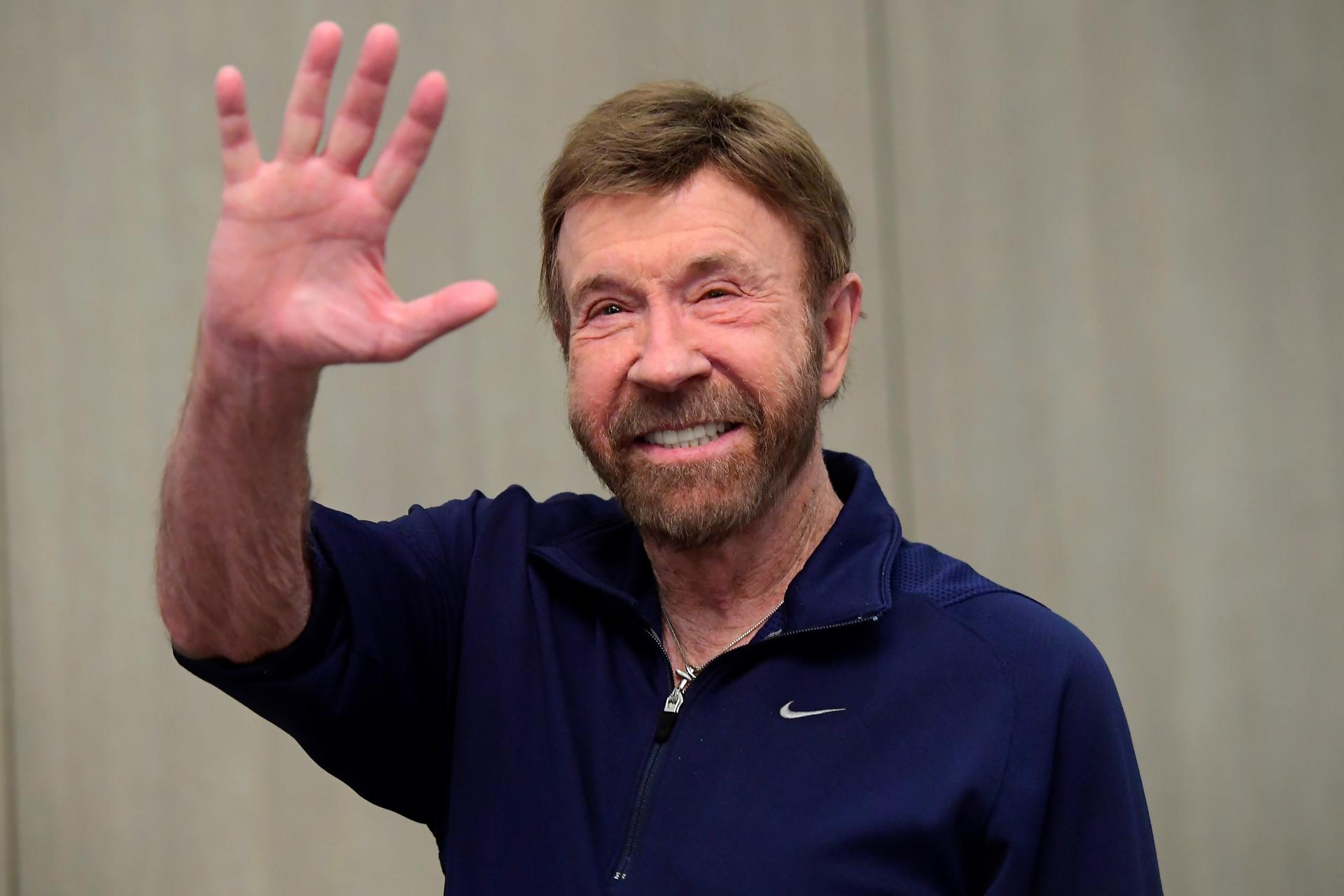 Fotografía de archivo que muestra al actor estadounidense Chuck Norris. EFE/ Tamas Kovacs USO PROHIBIDO EN HUNGRÍA