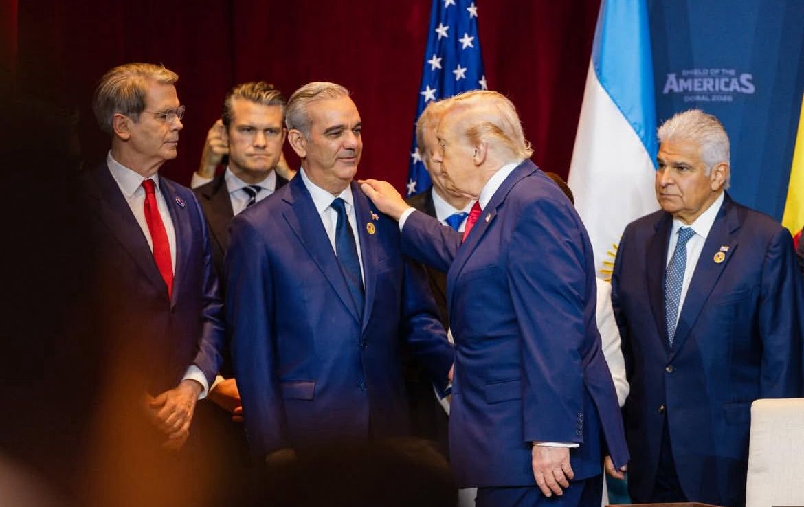 Luis Abinader y Donald Trump