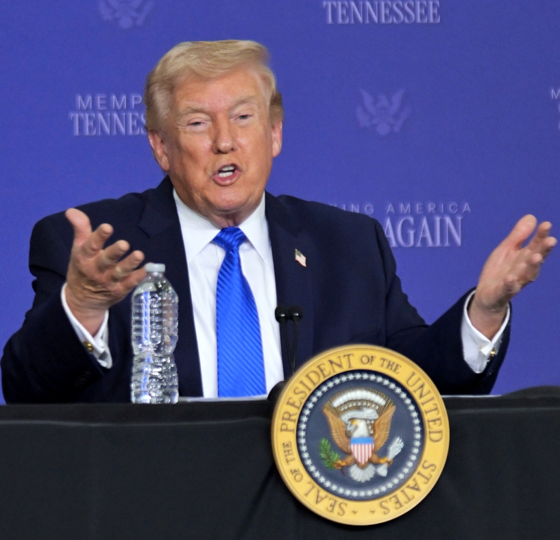 Donald Trump, presidente de los Estados Unidos. AP