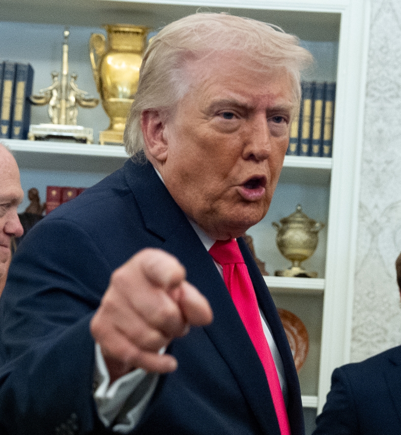 Donald Trump, presidente de los Estados Unidos. AP