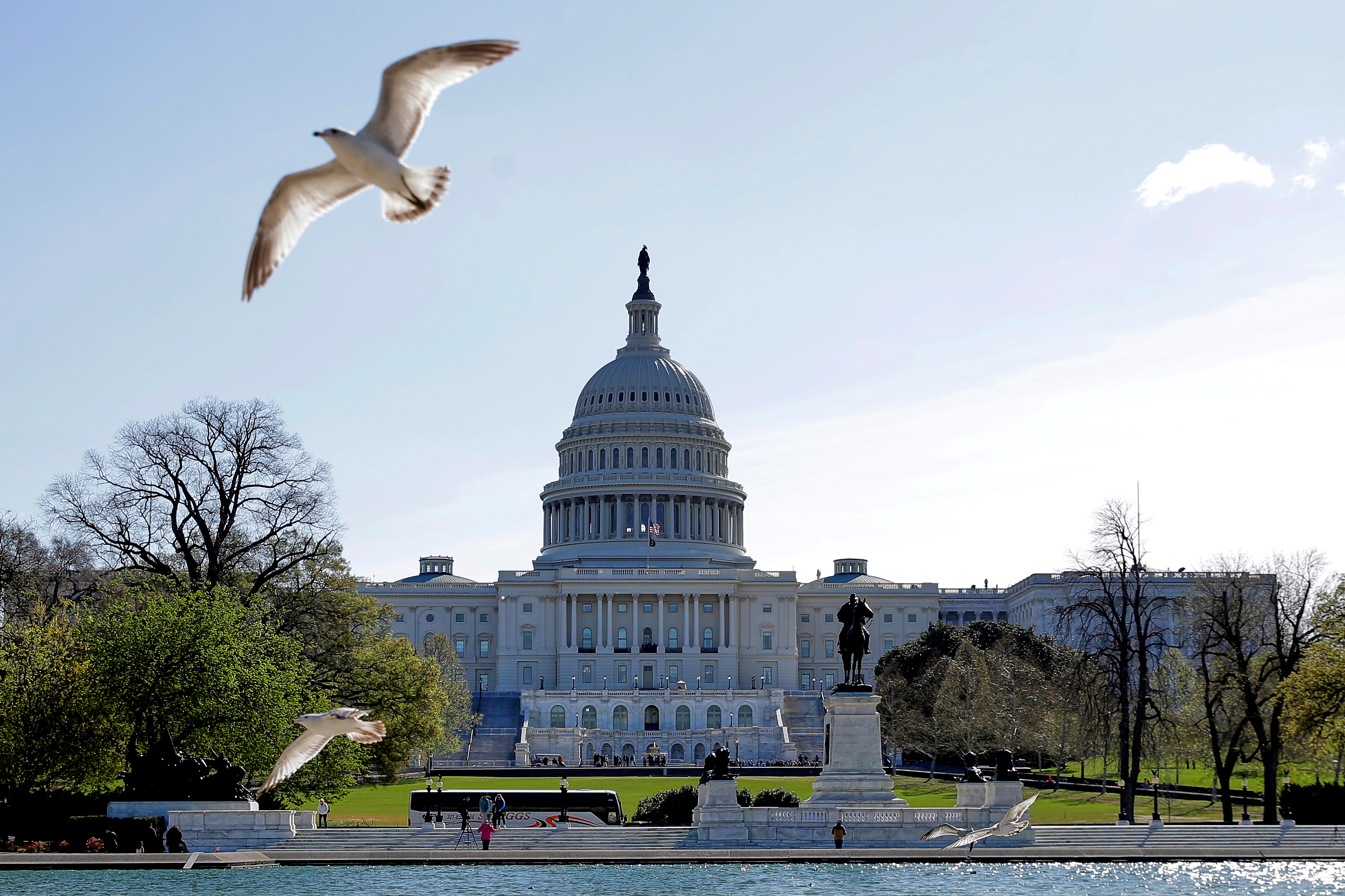 Vista del Capitolio de Estados Unidos, el 7 de abril de 2026 en Washington. (Foto AP/Rahmat Gul)