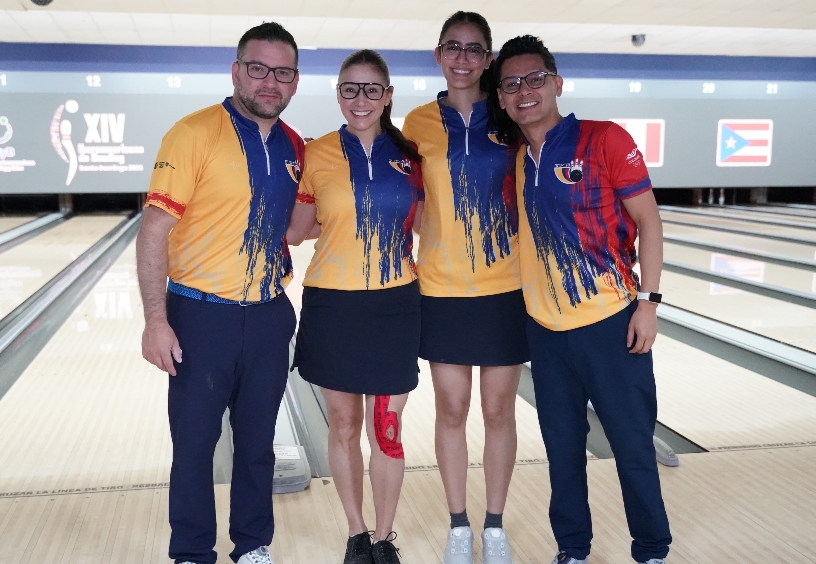 Integrantes de la delegación colombiana.