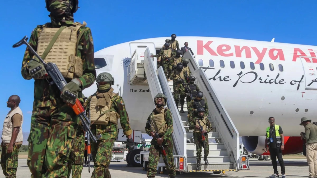 150 policías desplegados en la misión de seguridad internacional en Haití regresan a Kenia