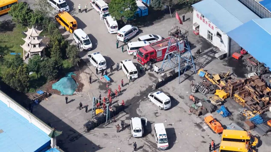 La explosión minera registrada en la mina Liushenyu, en la provincia china de Shanxi