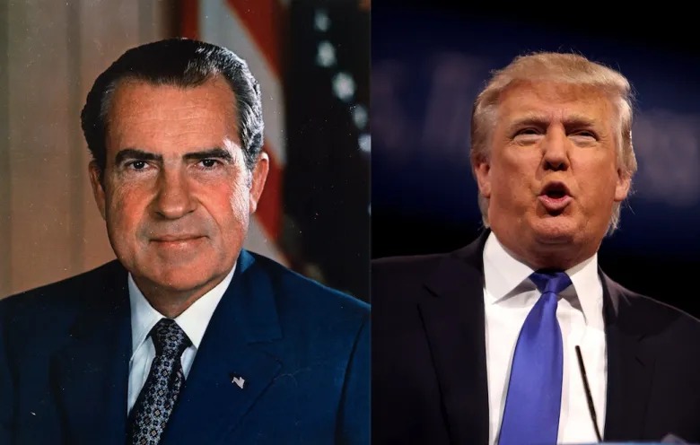 Richard Nixon y Donald Trump