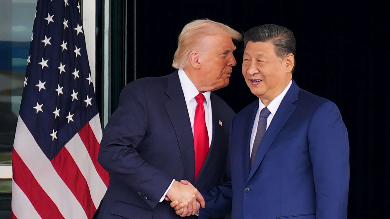 El presidente Donald Trump y su homólogo chino Xi Jinping