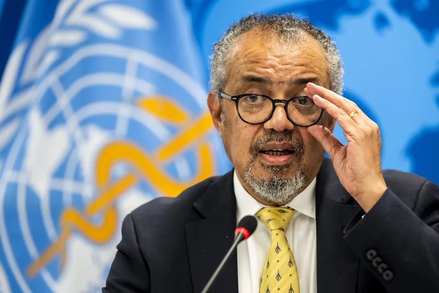 Fotografía de archivo del director general de la Organización Mundial de la Salud (OMS), Tedros Adhanom Ghebreyesus. EFE/Marcial Trezzini
