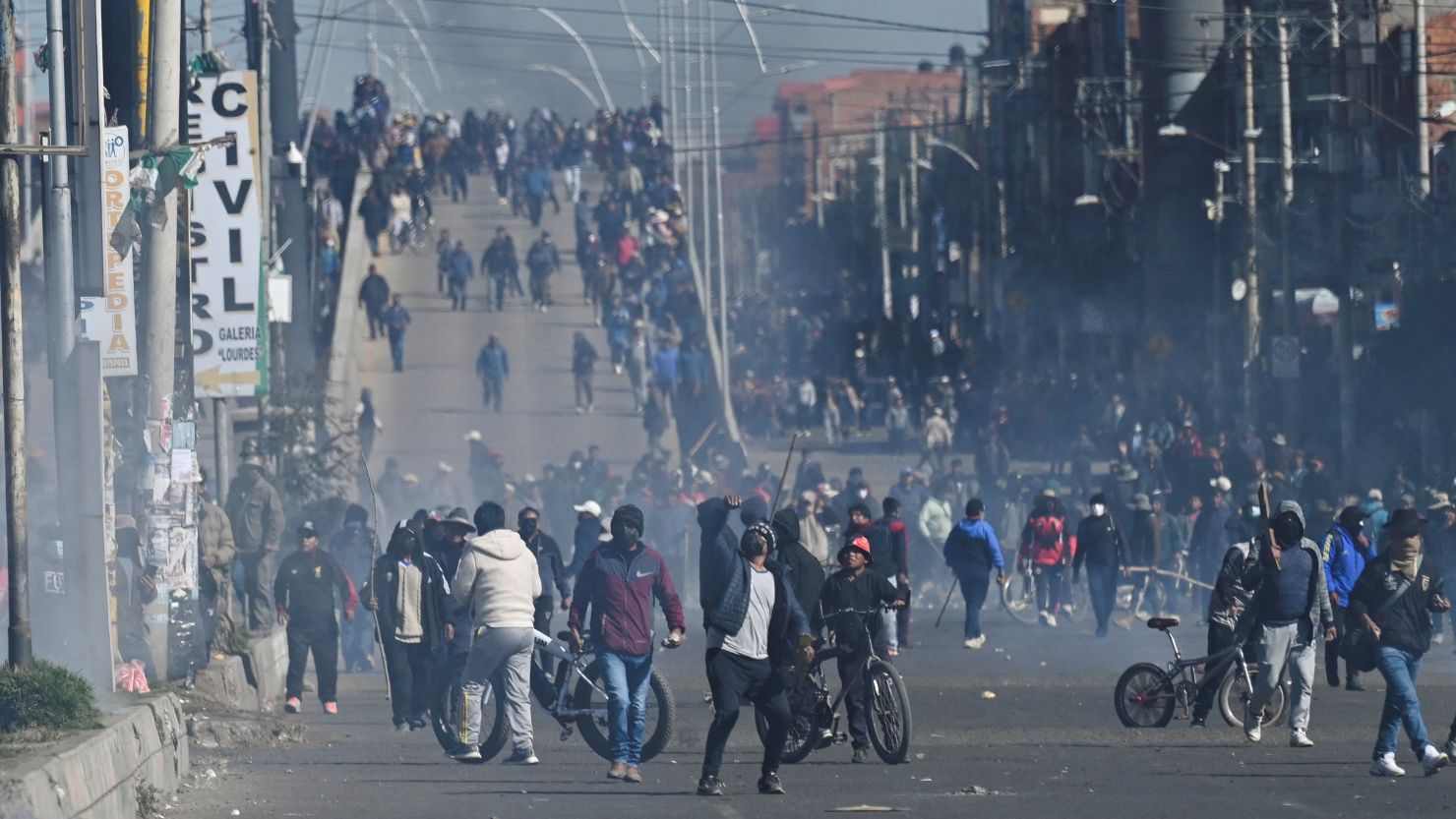 Protestas en Bolivia