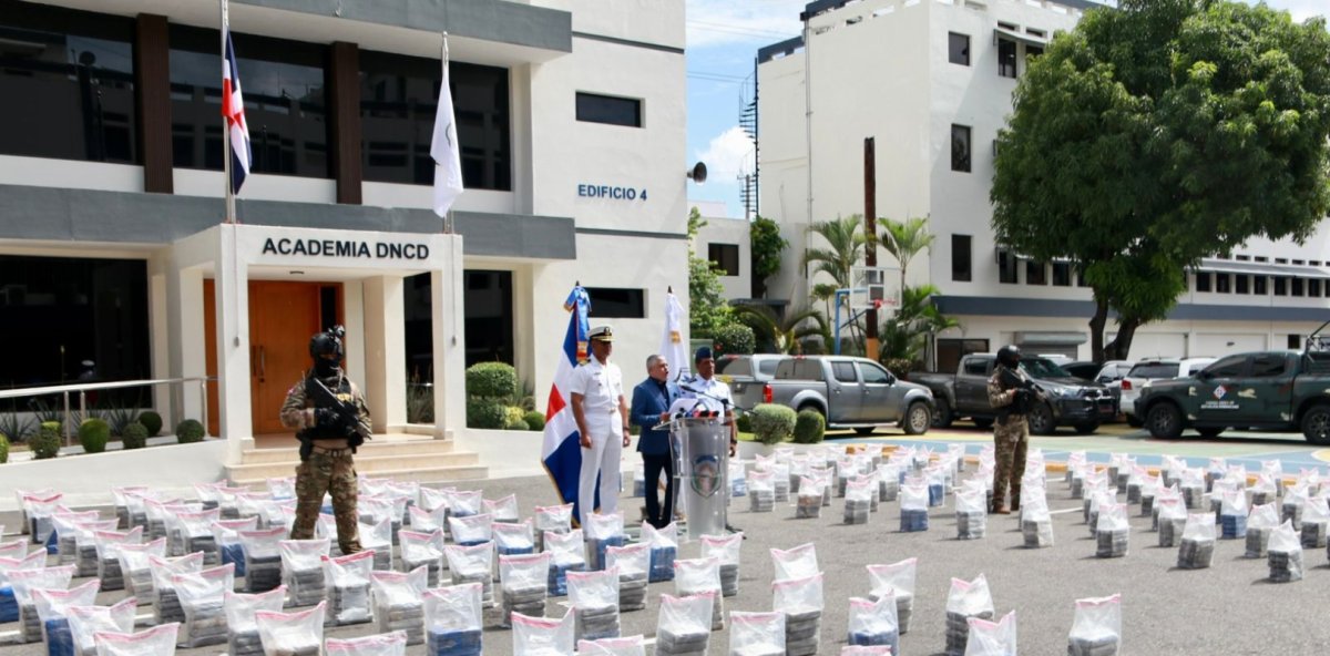 Cocaína confiscada.