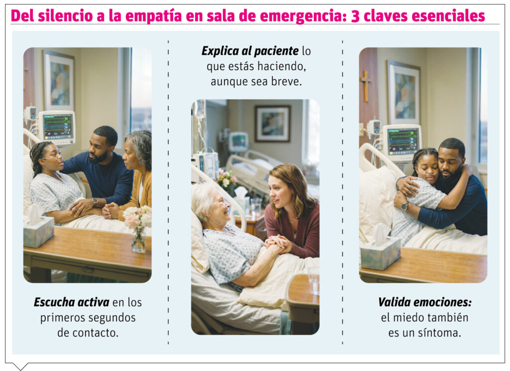 Escuchar con empatía también puede salvar vidas en una sala de emergencias