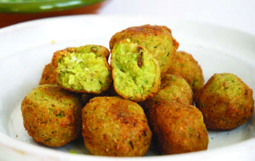 Se trata del falafel, mejor conocido como croqueta, es un alimento que originariamente era únicamente del campo.