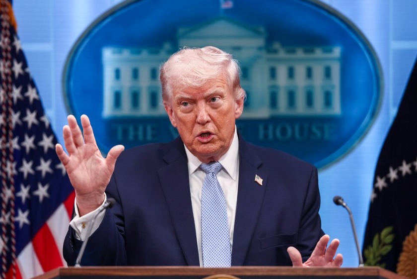 Trum dijo que hubo un acuerdo.