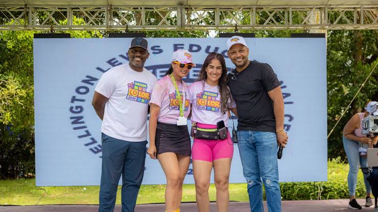 Henrique Quailey, Albania González, Eddylaine Gonzáles y Carlos Machuca.
