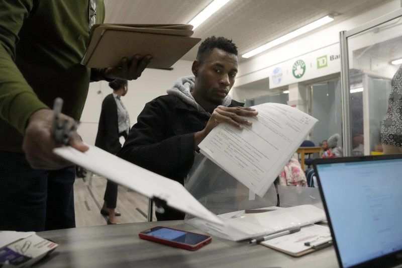 Haitianos en Estados Unidos.AP