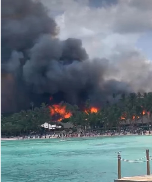 Incendio afecta instalaciones del hotel Viva Dominicus en Bayahibe