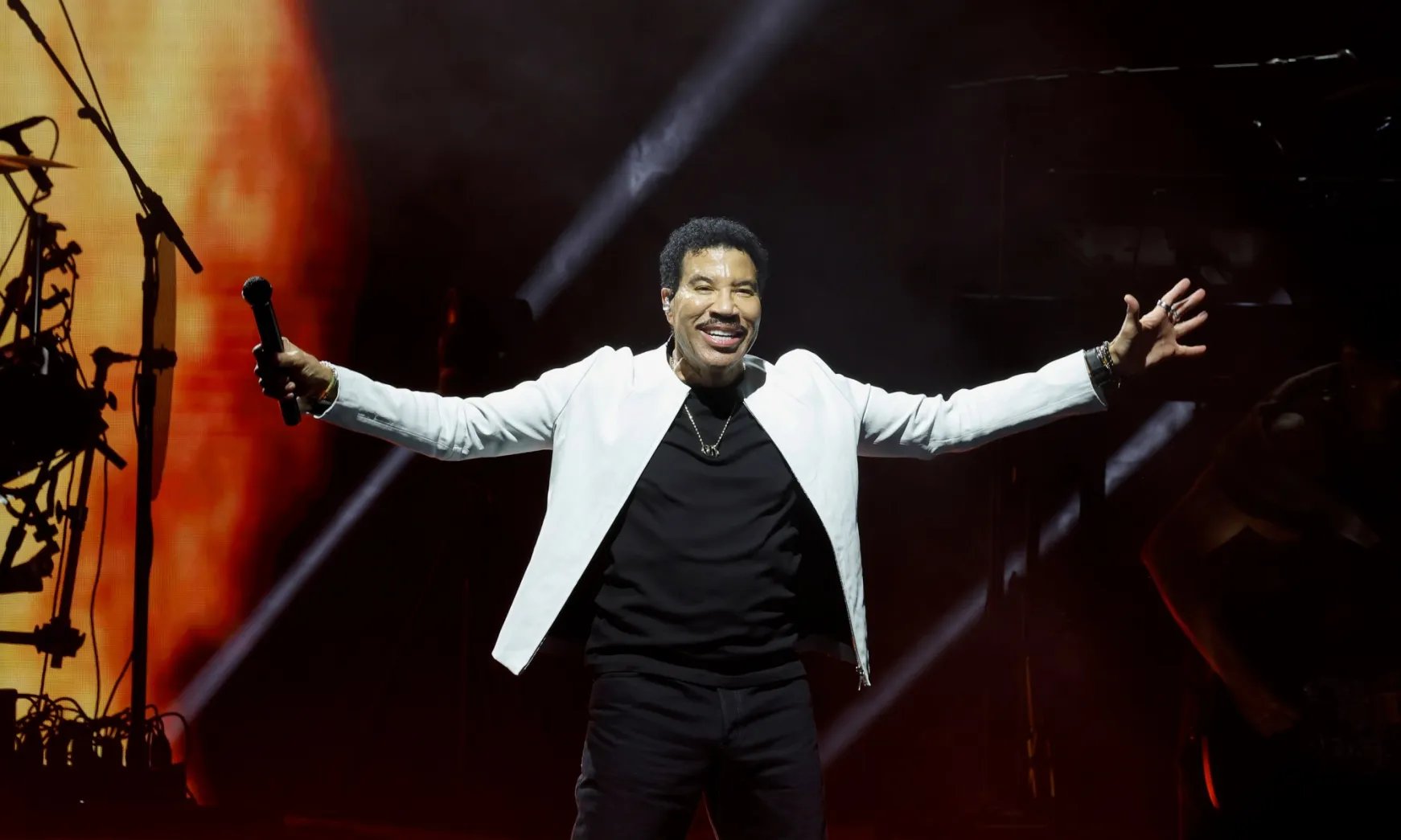 Lionel Richie dio un concierto el 15 de mayo en Grand Rapids, Michigan. (Getty)