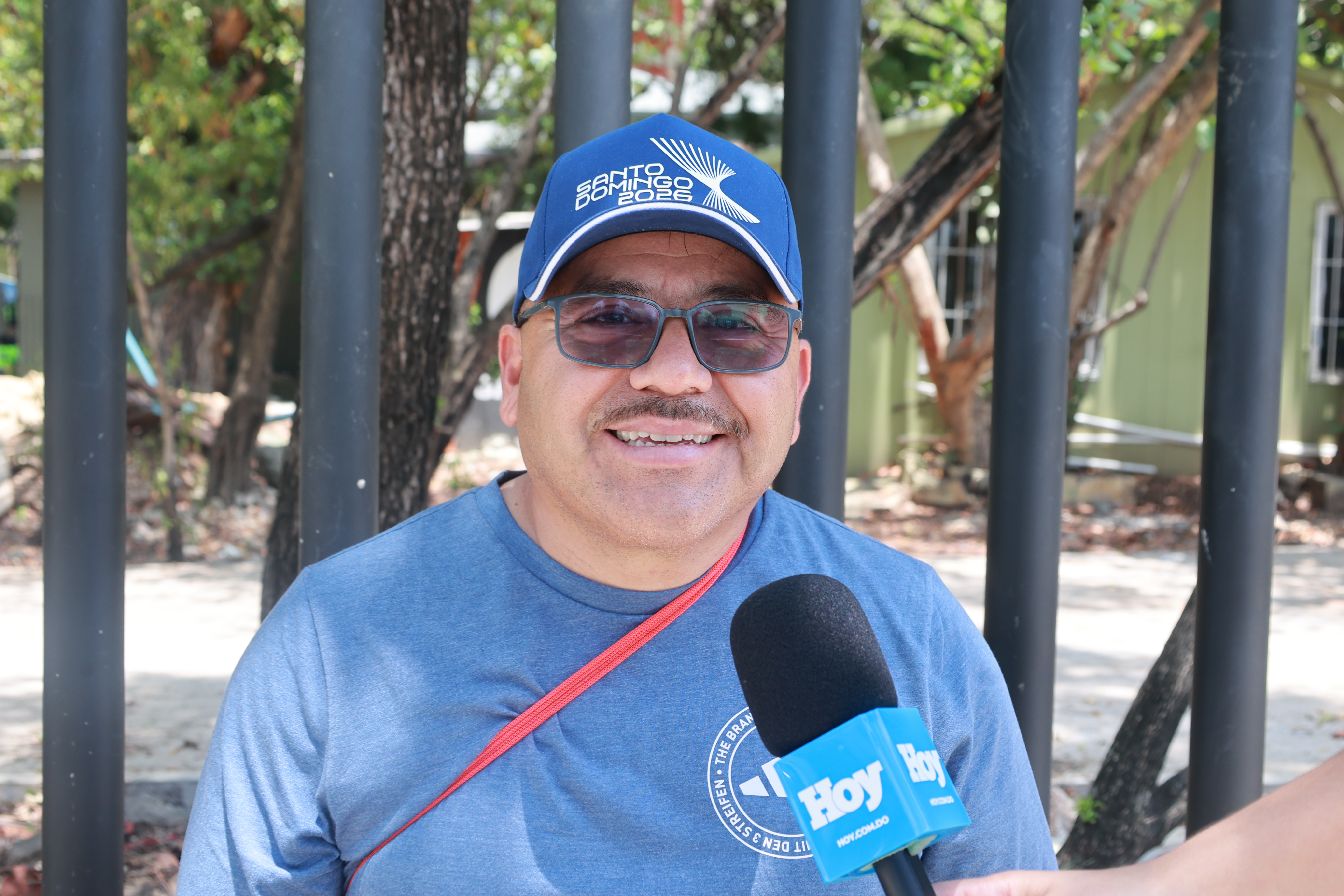 Roberto Heredia vino desde México para apoyar a su hija