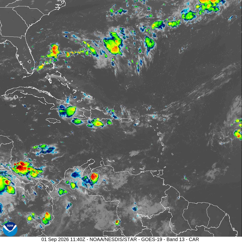 Indomet pronostica fuertes aguaceros, tormentas eléctricas y ráfagas de viento este martes por efectos de una vaguada