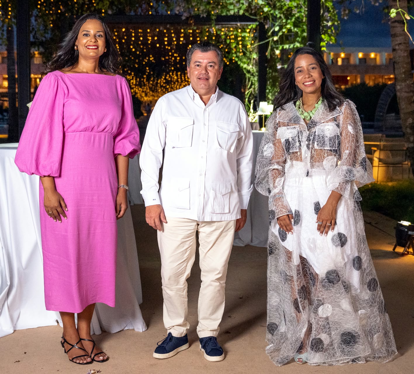 Sarah Agramonte, Pedro Parets y Patricia Acosta