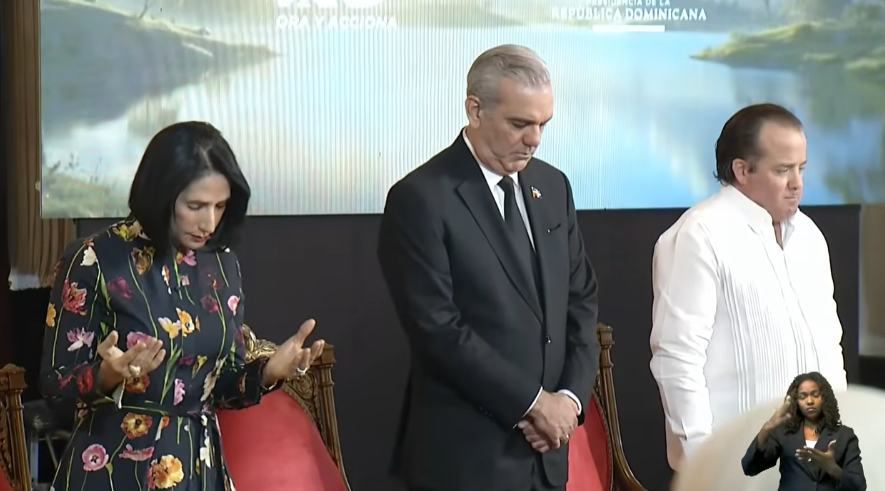 Raquel Peña, Luis Abinader y José Paliza