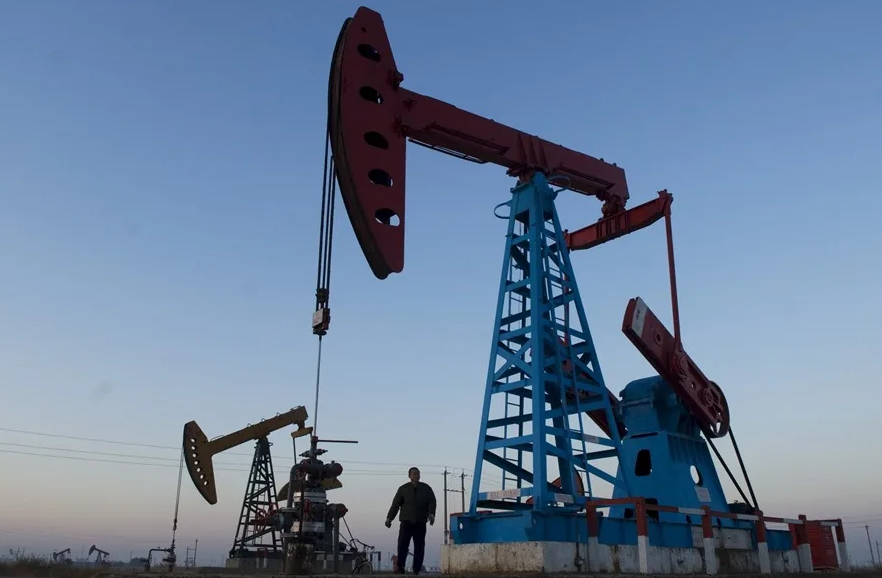 Plataforma petrolera de Gudong en Dongying (China). EFE/Wu Hong