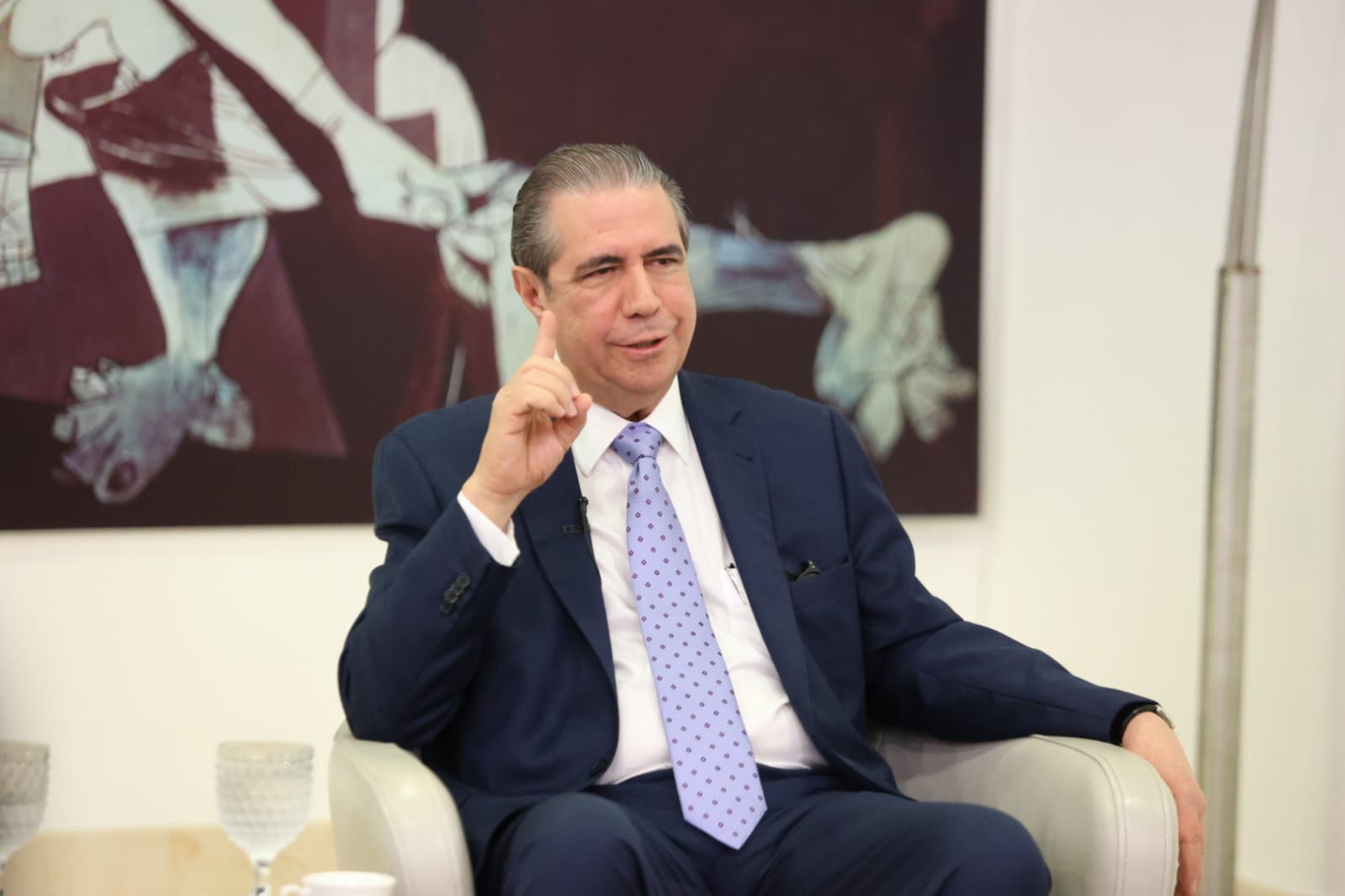 Francisco Javier García presenta su proyecto presidencial para el PLD en Almuerzo del Grupo Corripio