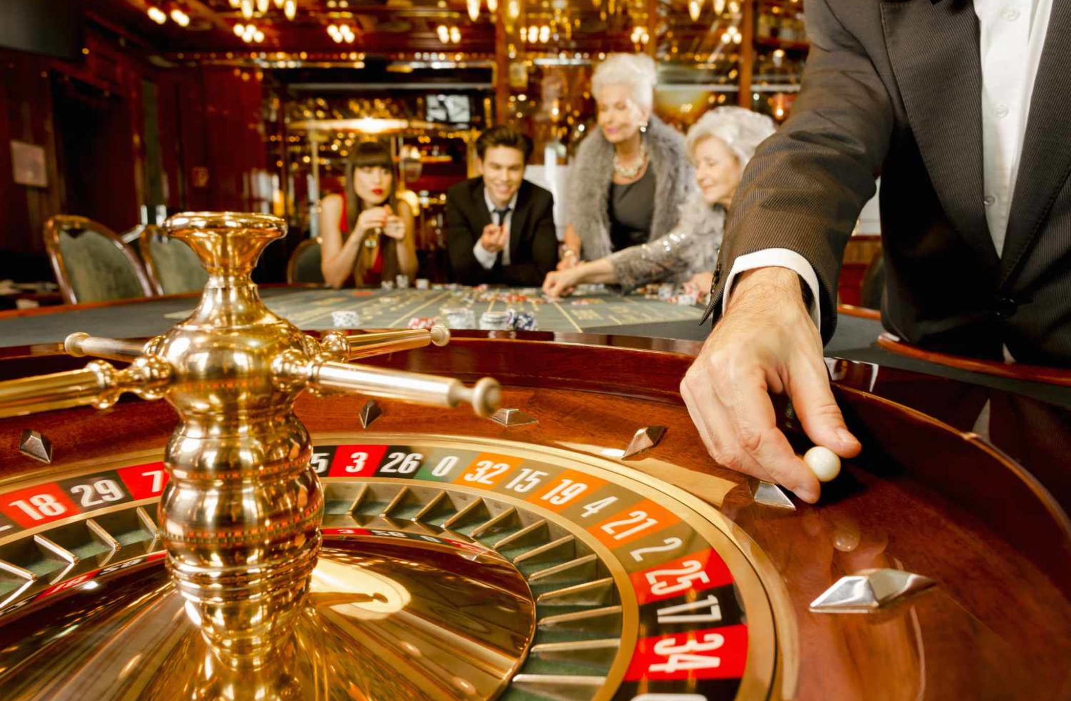 Fuera del casino, los prestamistas proporcionaban dinero a cambio de efectos personales.