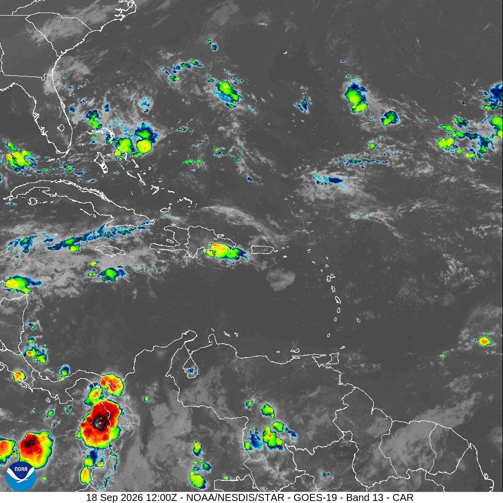 Indomet pronostica lluvias matutinas y aguaceros con tormentas eléctricas para este viernes por la tarde