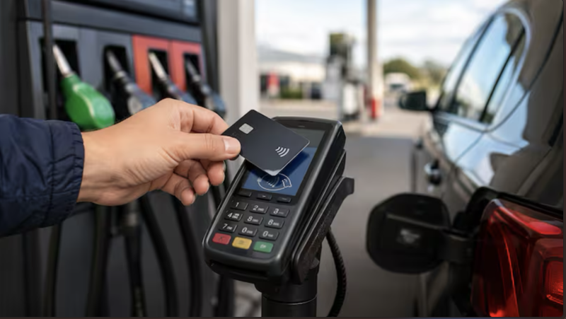 Pago con tarjetas en gasolineras