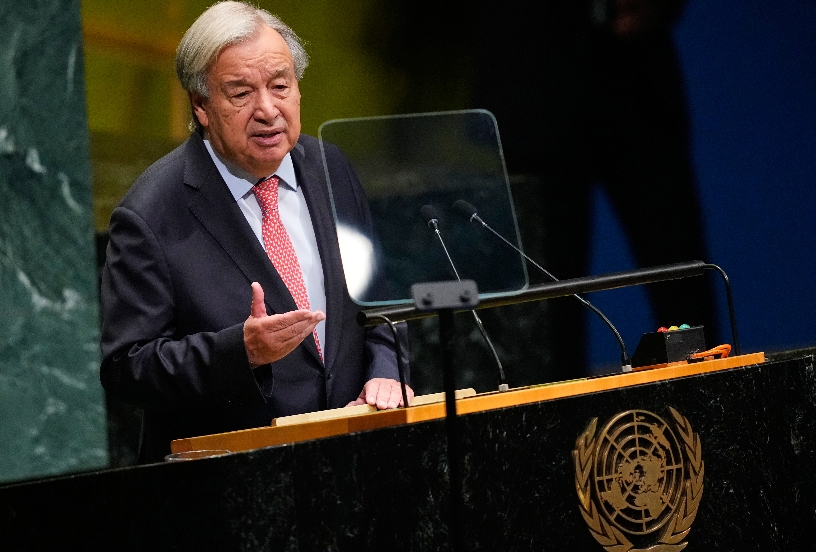 António Guterres, Secretario General de la ONU. AP