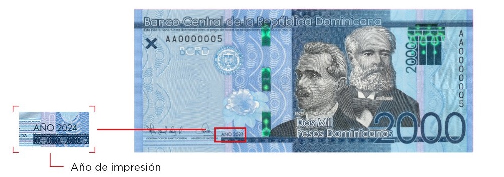 Nuevo billete de RD$2,000 pesos: los cambios que trae y cómo identificarlo 