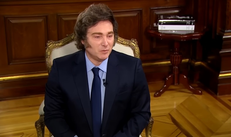 Polémica en Argentina por un corte eliminado de una entrevista de Milei con un canal de televisión