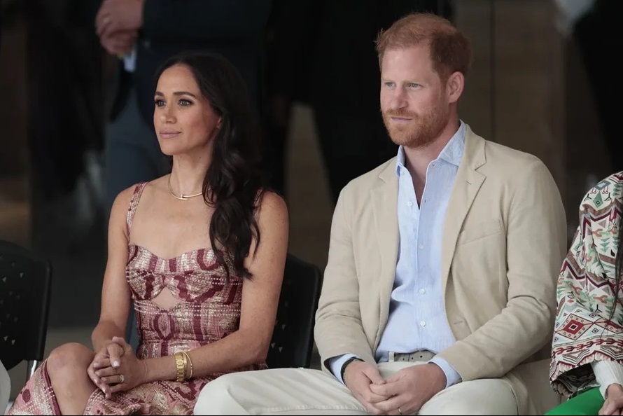 Fotografía de archivo del duque y la duquesa de Sussex, el príncipe Harry (dcha.) y Meghan Markle. EFE/Carlos Ortega