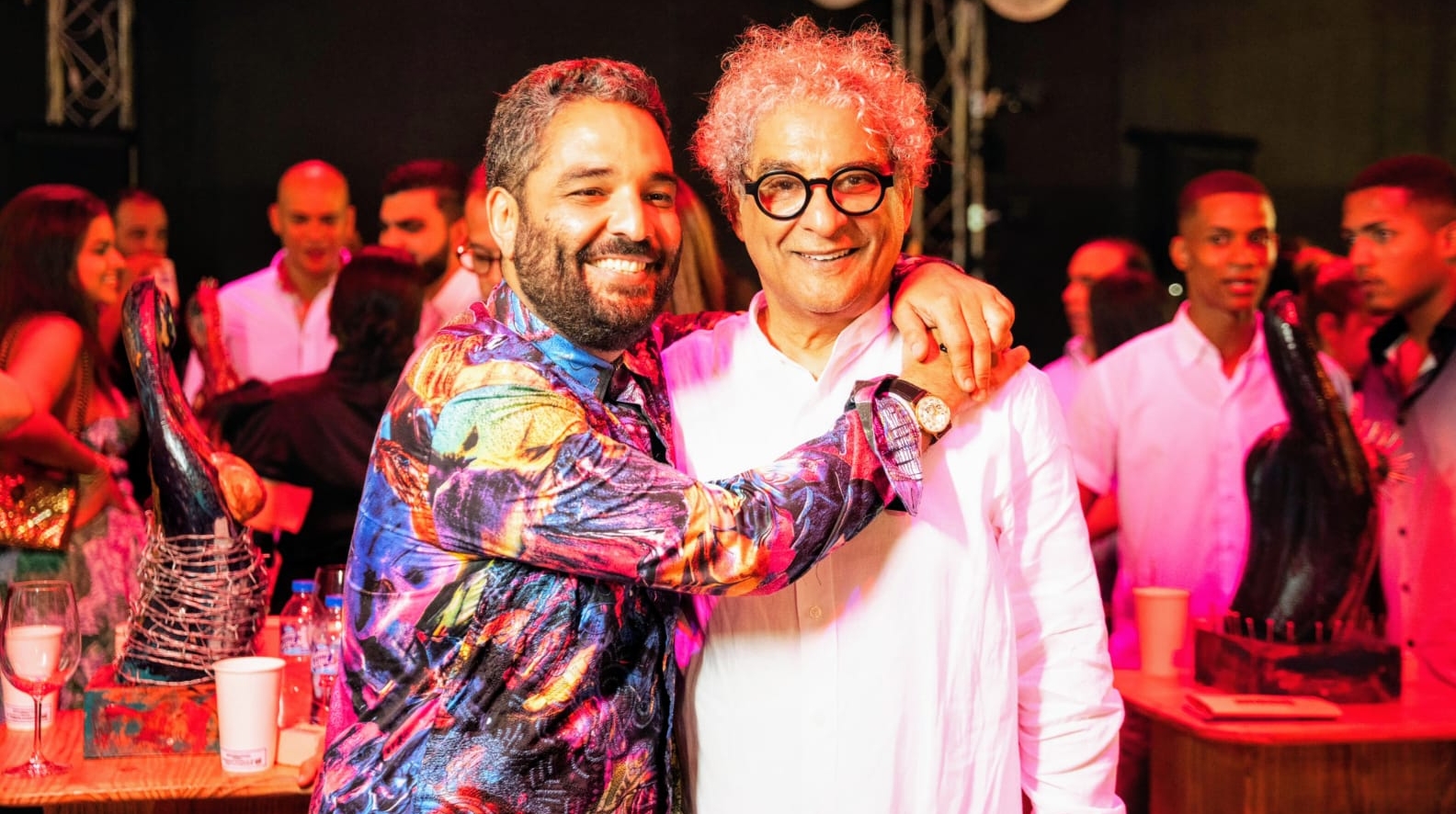 Hugo Suriel con su hijo Julián Suriel.