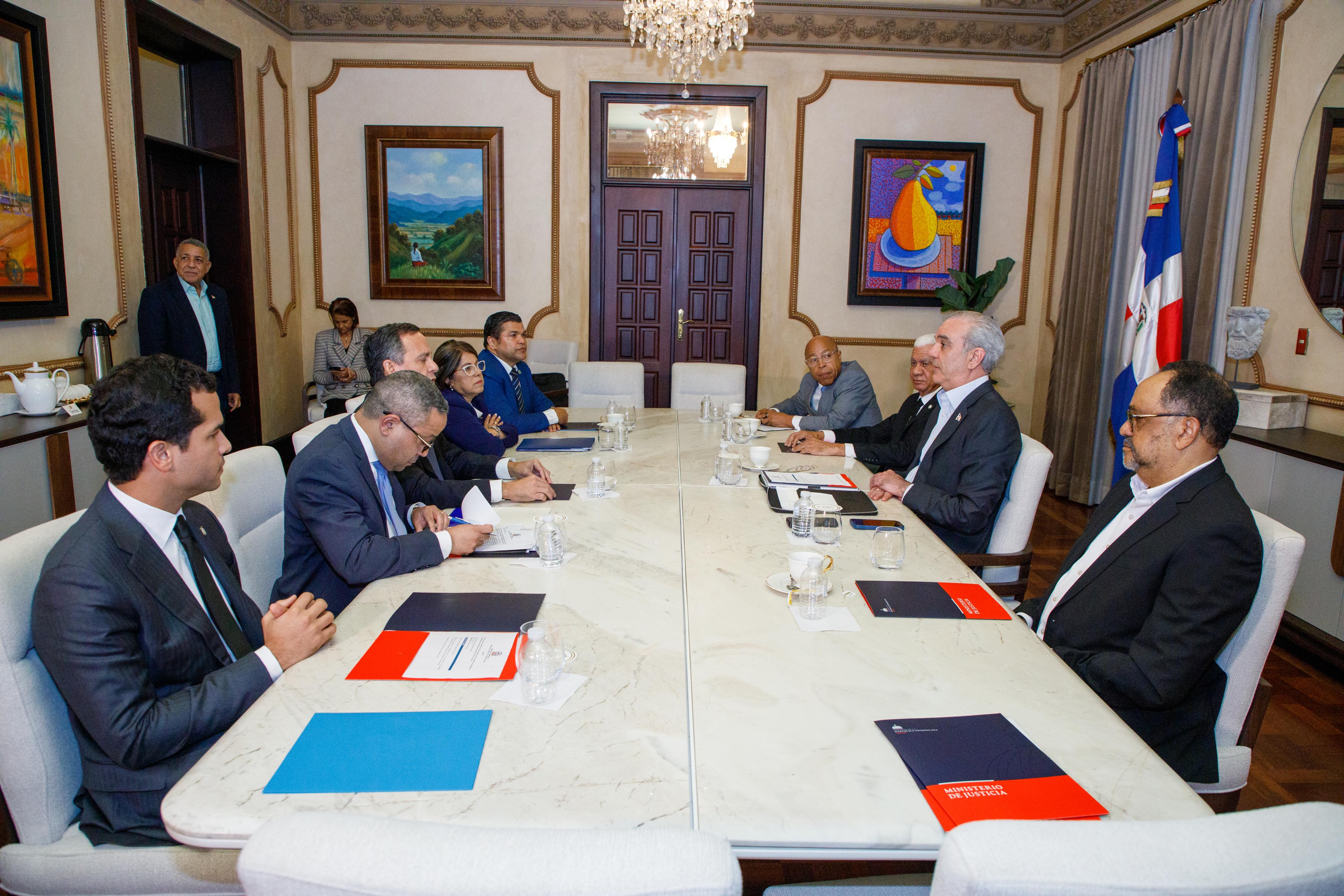 El presidente Luis Abinader encabezó el Consejo Nacional de la Judicatura.
