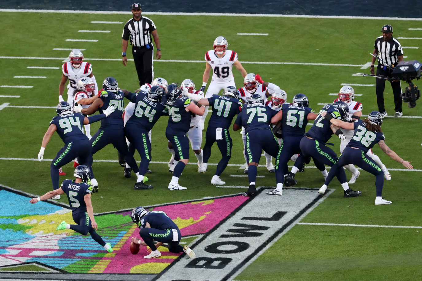 Patriotas de Nueva Inglaterra vs Halcones Marinos de Seattle