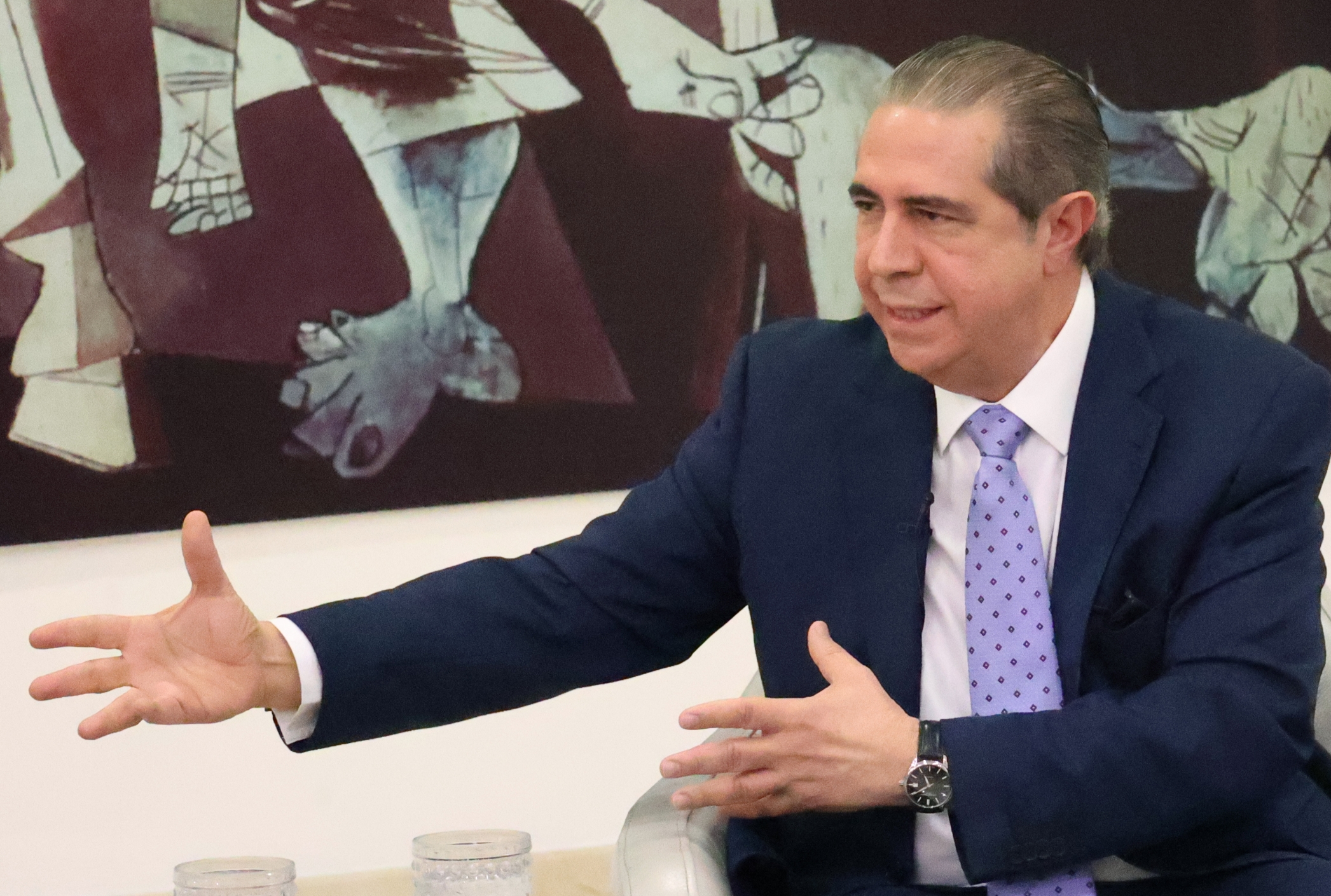 Francisco Javier García, candidato presidencial por el Partido de la Liberación Dominicana.