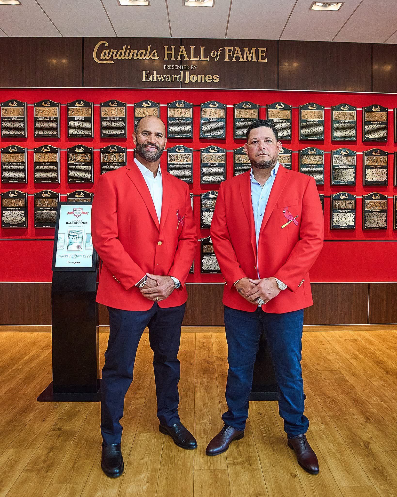 Albert Pujols y Yadier Molina