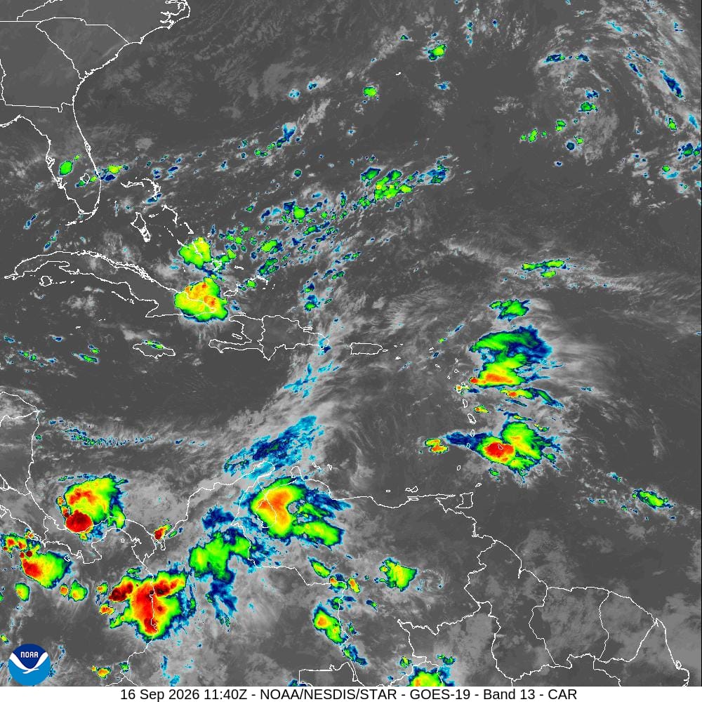 Indomet pronostica aguaceros y tormentas eléctricas en varias zonas del país por incidencia de vaguadas