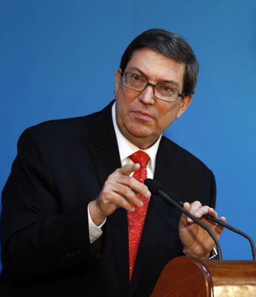 Bruno Rodríguez, Ministro de Relaciones Exteriores de Cuba.