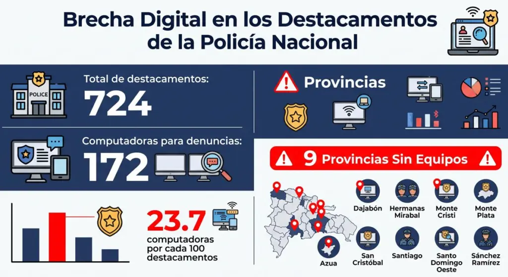 Nueve provincias siguen sin computadoras para registrar denuncias: el lado incómodo de la reforma policial
