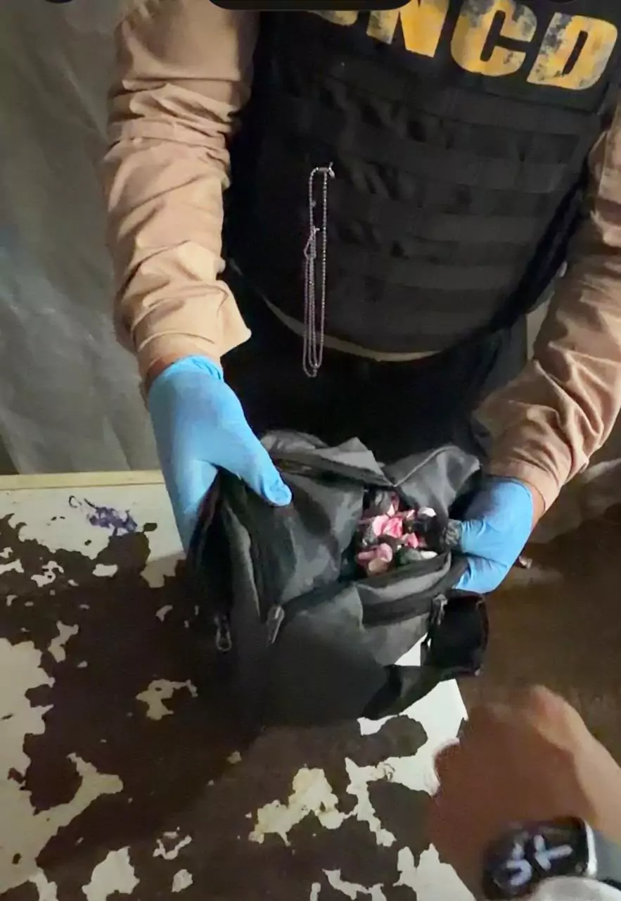 DNCD detiene a dos extranjeros y desmantela presunto punto de droga en Constanza