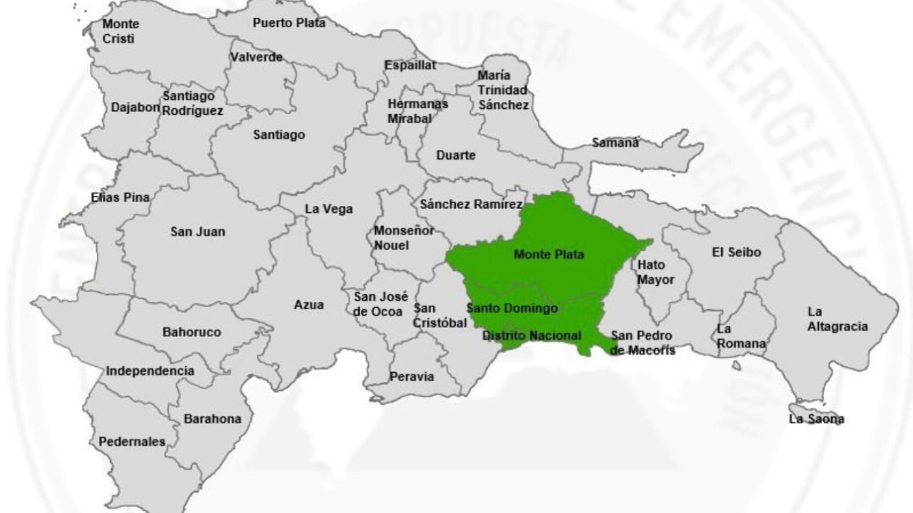 Vaguada provocará aguaceros y tormentas eléctricas en varias provincias; COE mantiene tres zonas en alerta verde