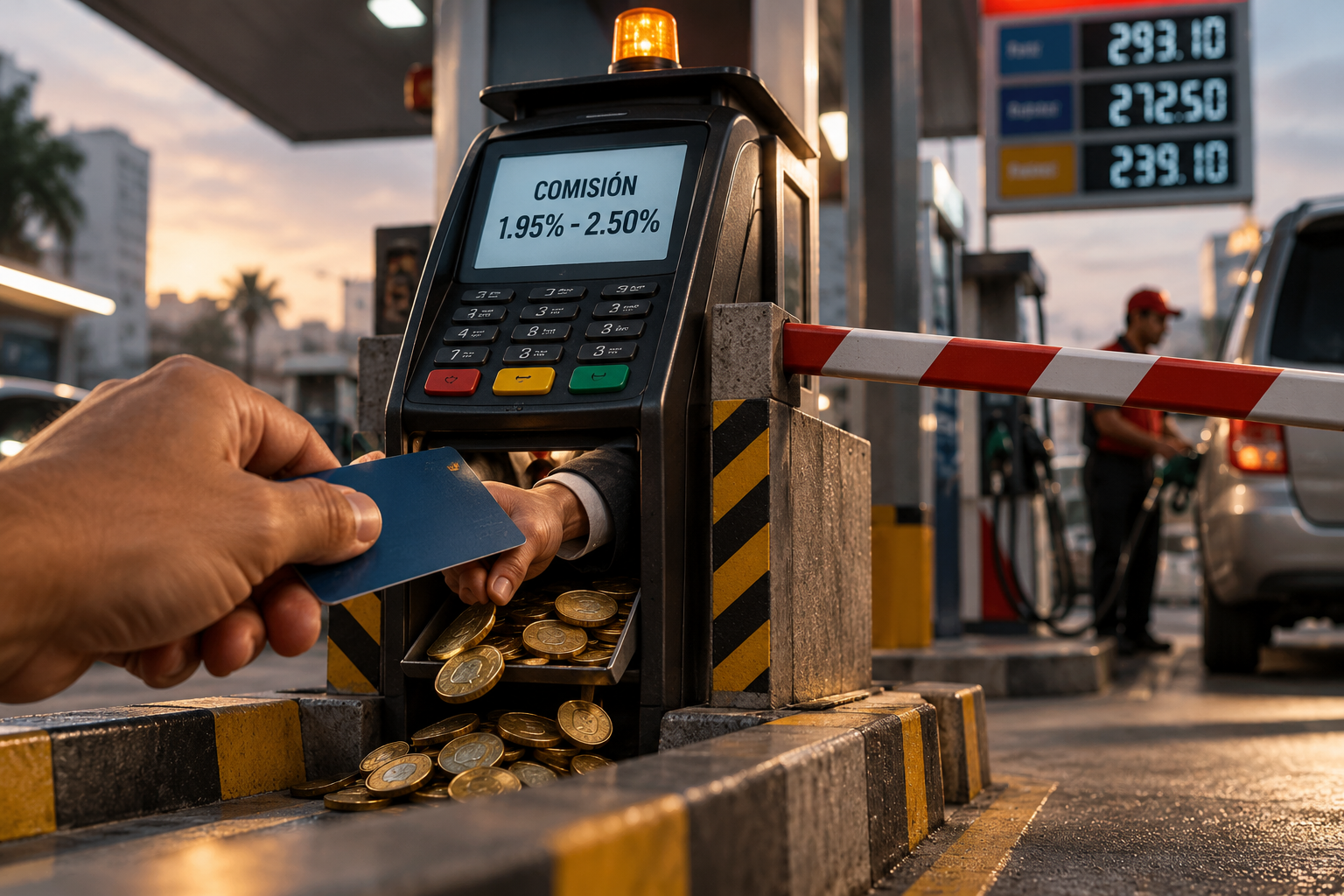 El verifone tambien come