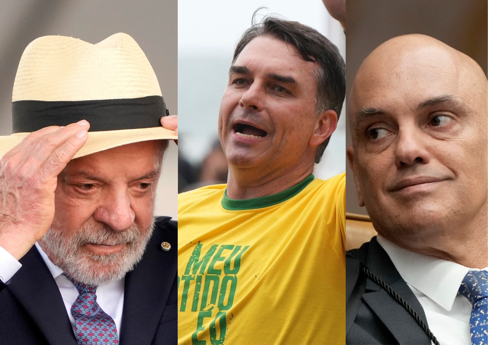 Lula Da Silva, Flavio Bolsonaro y Alexandre de Moraes vinculan al juez