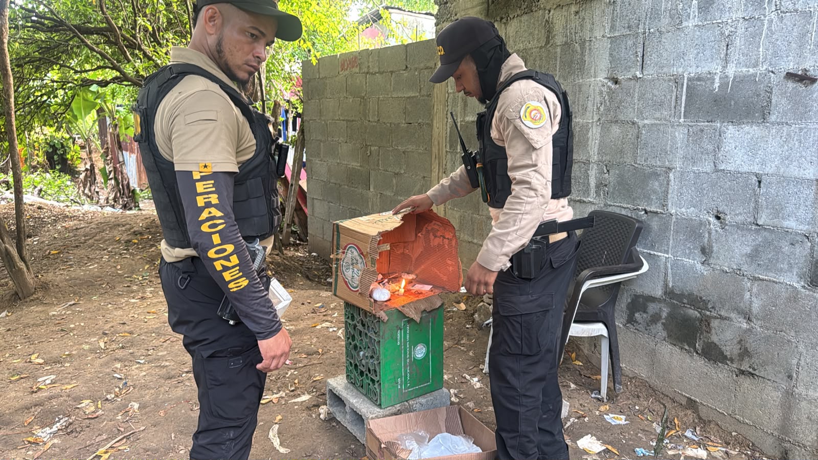 Operación contra el narcotráfico