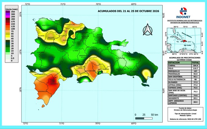 Mapa de precipitaciones