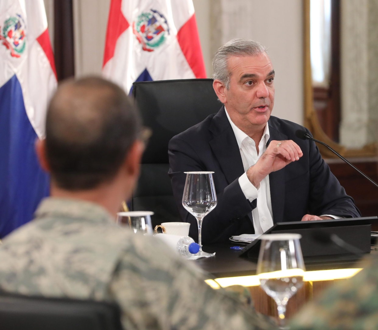 Presidente Abinader explica posición del país ante crisis haitiana.